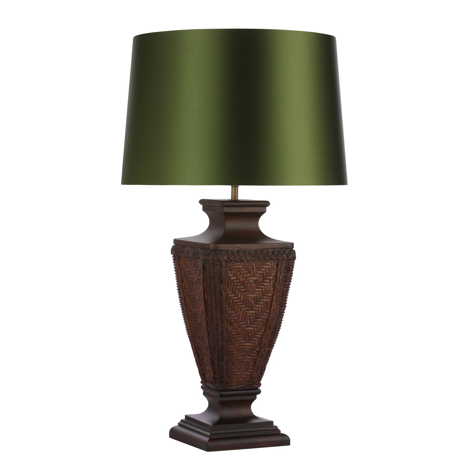 Tallow Table Lamp In Two Finishes Base Only E27