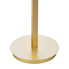Tauri 3 Light Floor Lamp Matt Gold and Opal Glass G9