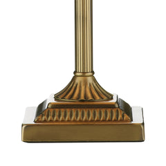Taylor Table Lamp Antique Brass With Shade E14