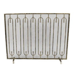 Estela Fire Screen - Antique Brass Finish