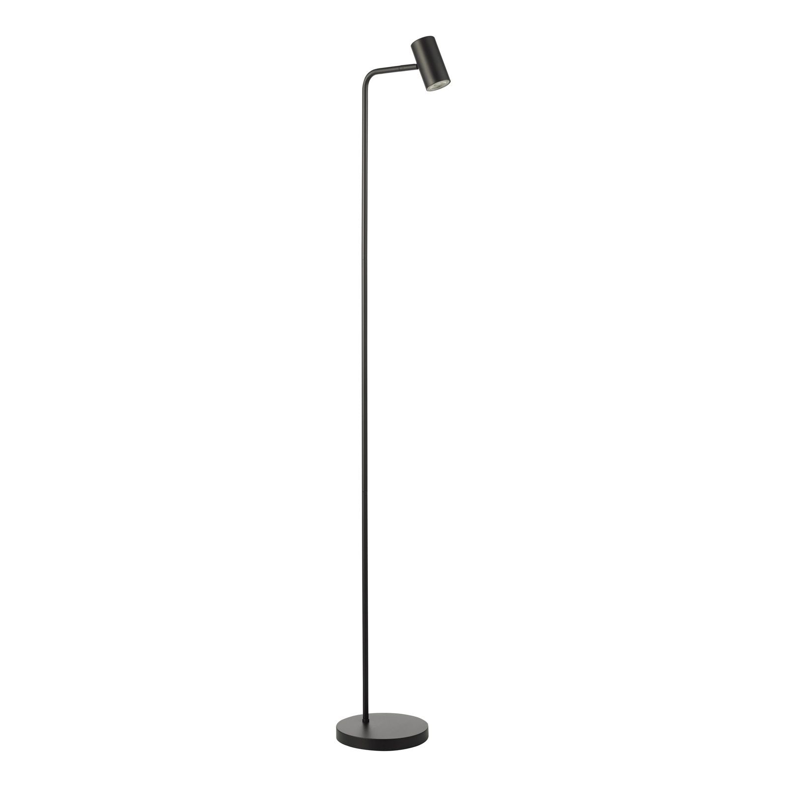 Thierry Task Floor Lamp- Matt Black/ Matt Taupe Finishes