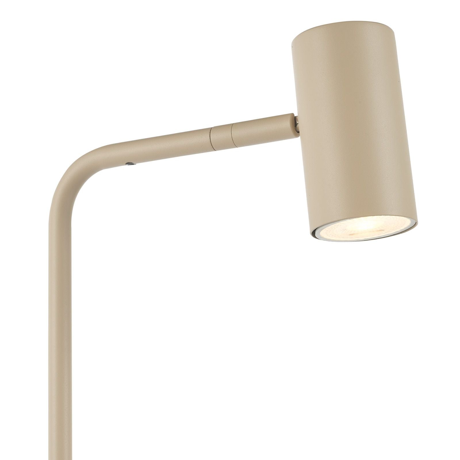 Thierry Task Floor Lamp- Matt Black/ Matt Taupe Finishes