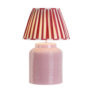 Tidal Table Lamp Rose/White Finish With Bespoke Base Only E27