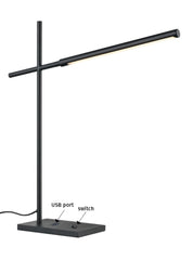 Wallasey LED Desk Lamp With USB