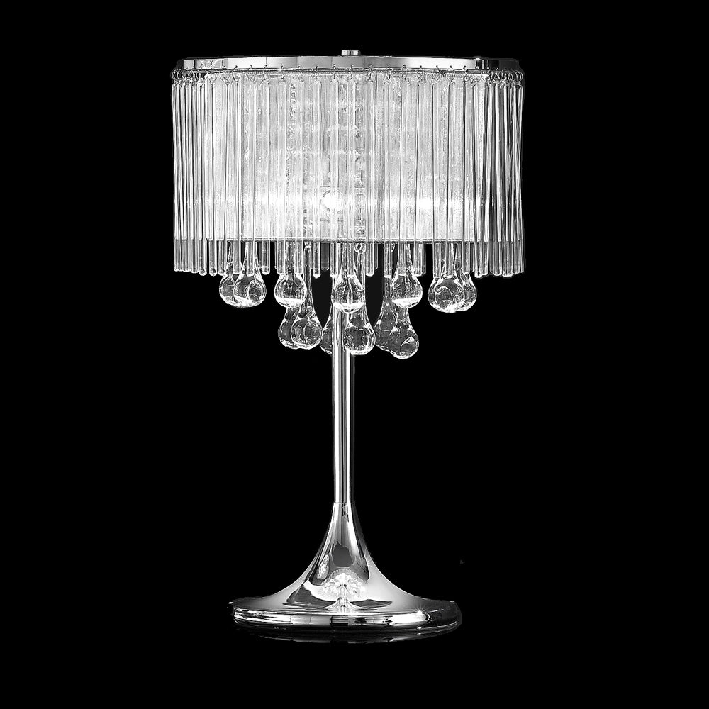 Ophelia 3Lt Table Lamp - Chrome Finish