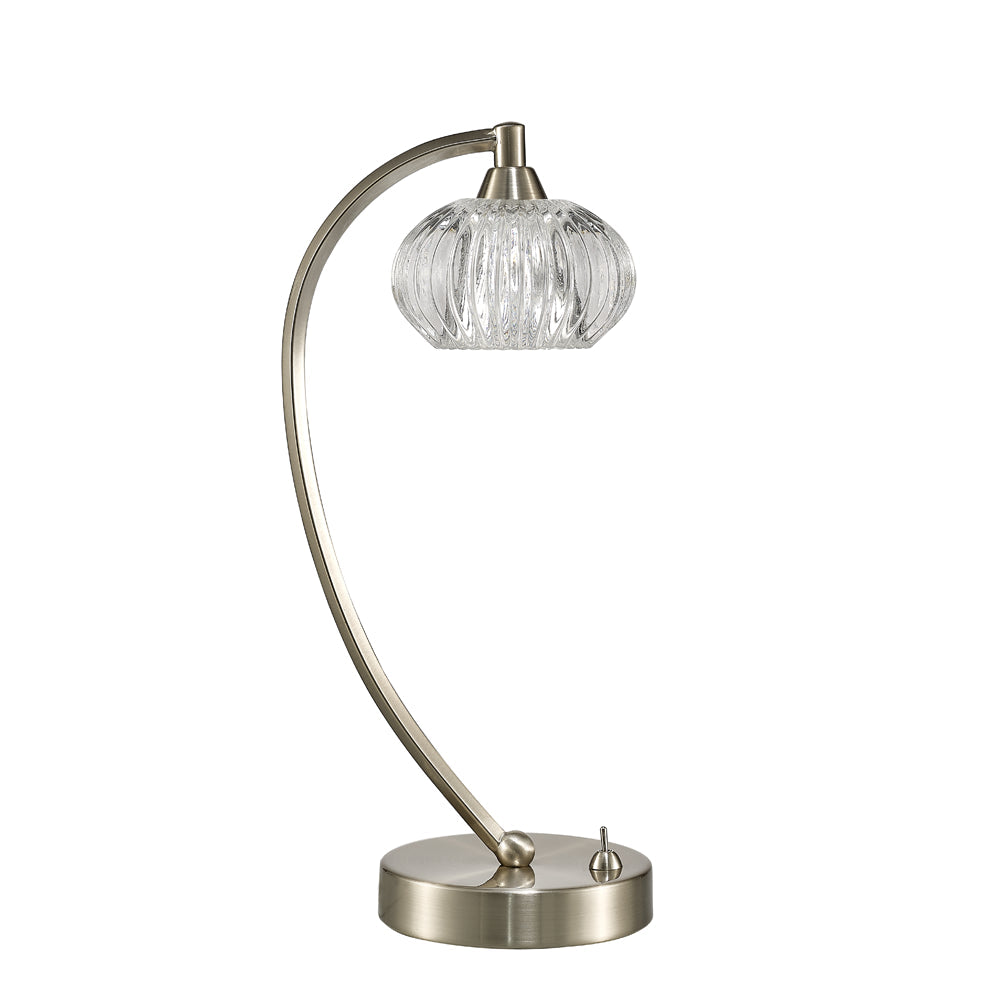 Ripley Table Lamp - Satin Nickel/Bronze Finish