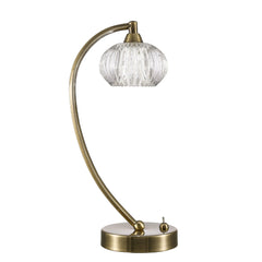 Ripley Table Lamp - Satin Nickel/Bronze Finish