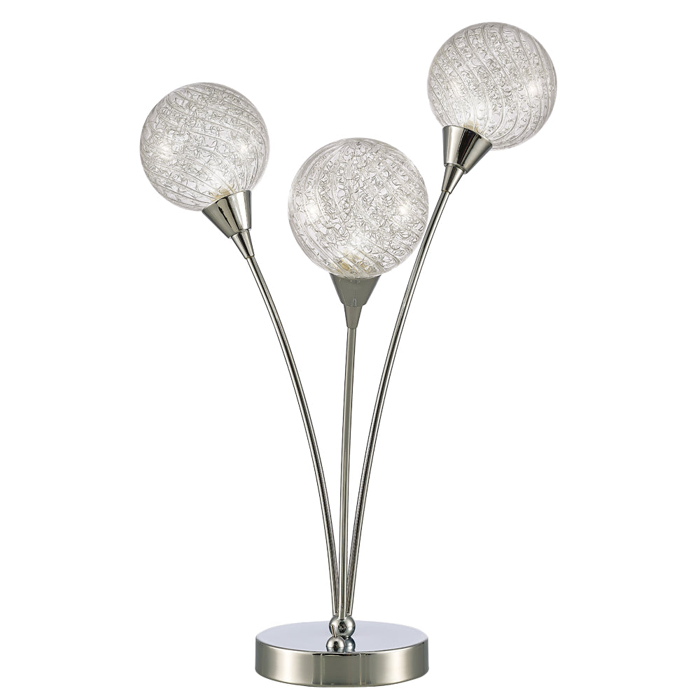 Electron 3Lt Table Lamp  -Chrome Finish