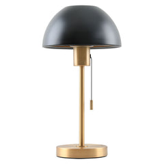 Bella Satin Brass Table Lamp C/W Dome Shade E27 In Various Finish