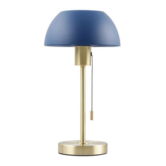 Bella Satin Brass Table Lamp C/W Dome Shade E27 In Various Finish