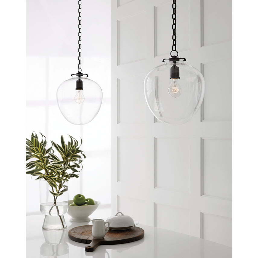Katie Acorn Pendant- Brass/ Bronze/ Nickel Finishes