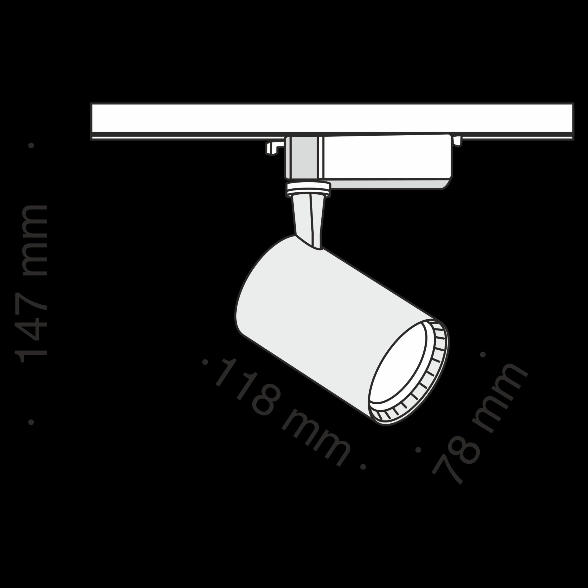 Vuoro Unity Track Lighting -Integrated LED