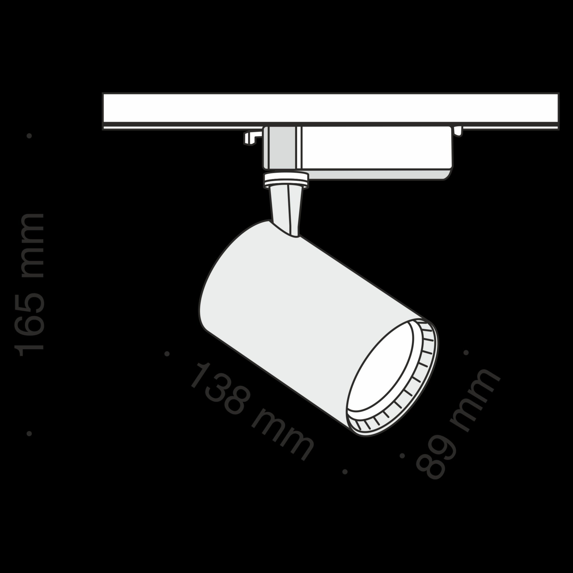 Vuoro Unity Track Lighting -Integrated LED