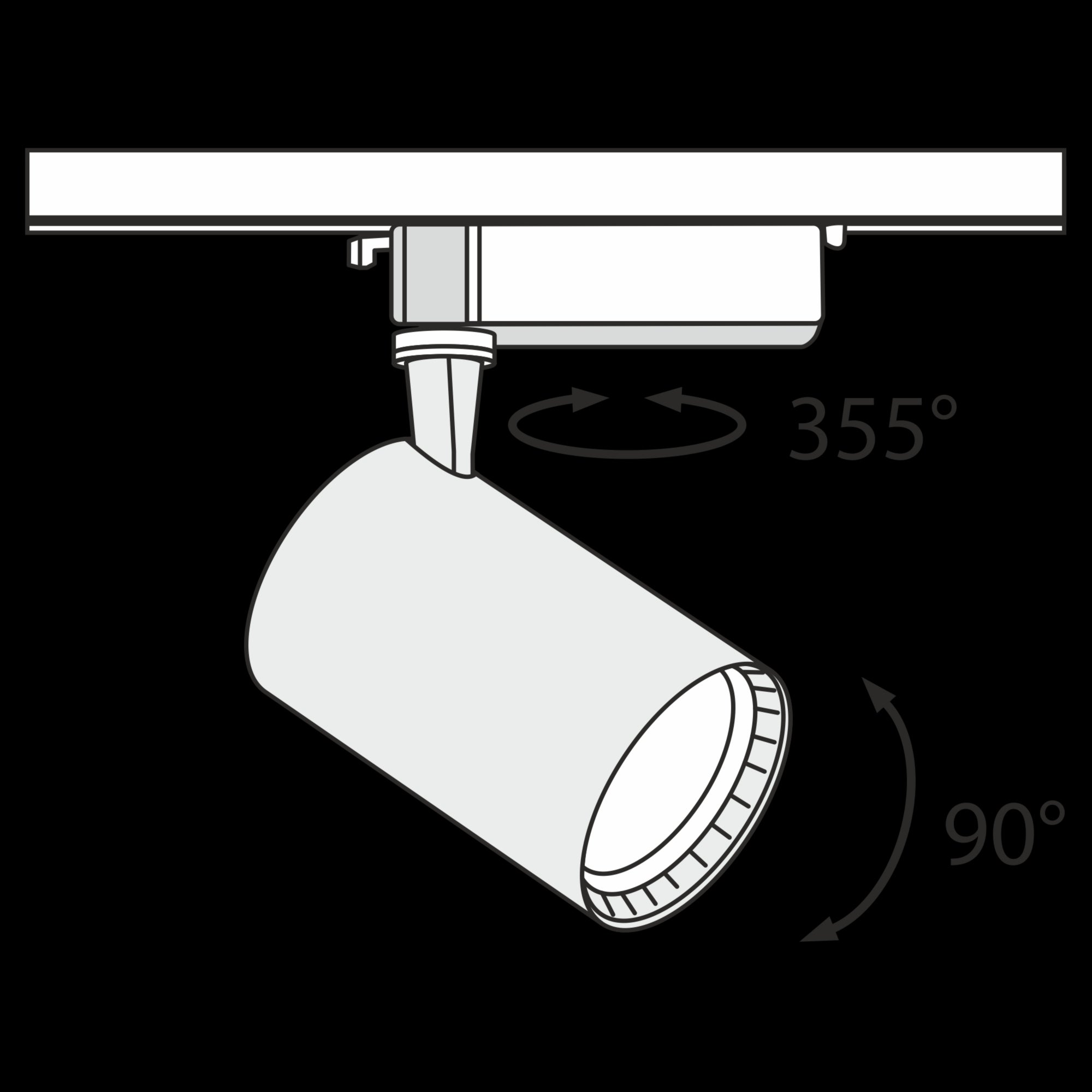 Vuoro Unity Track Lighting -Integrated LED