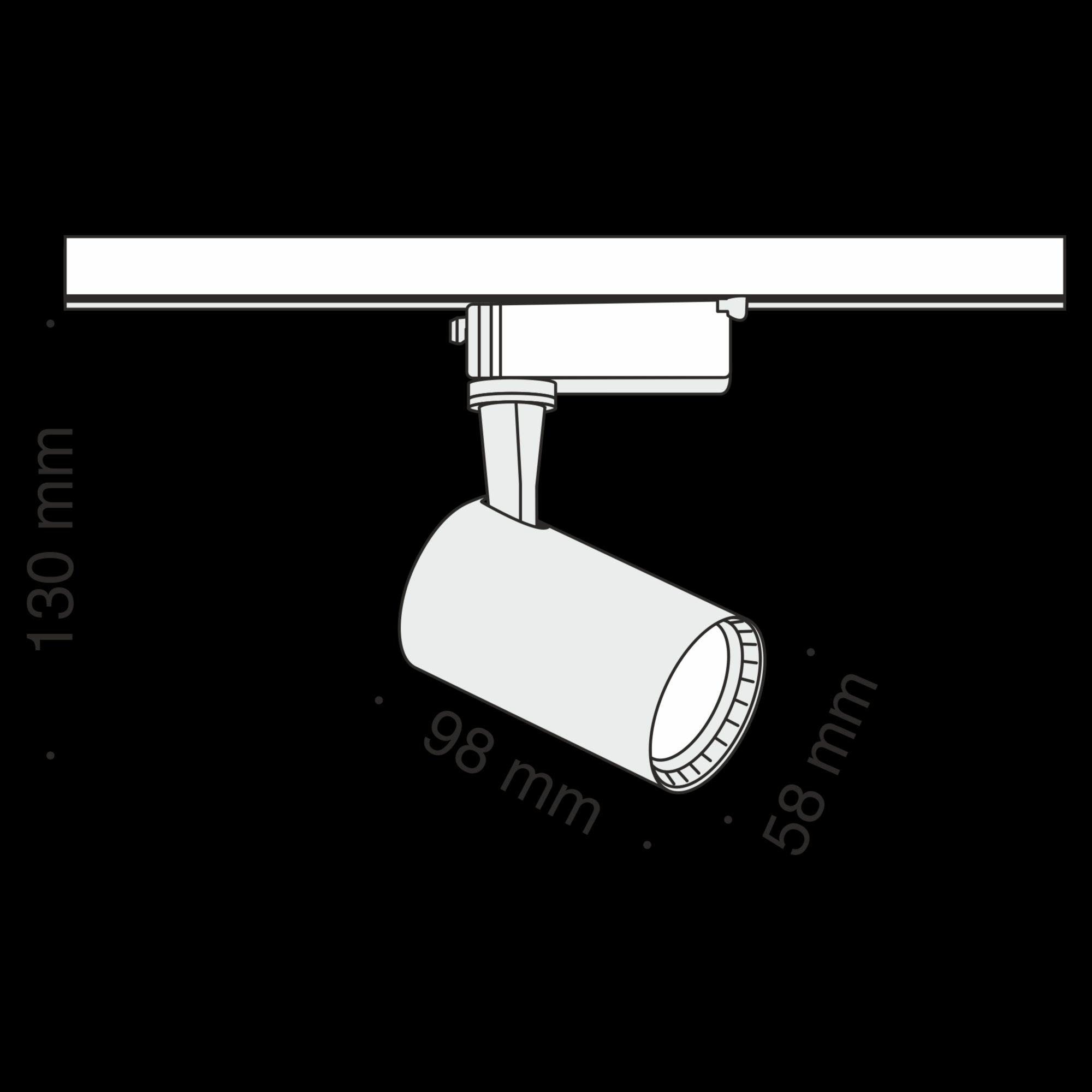 Vuoro Unity Track Lighting -Integrated LED