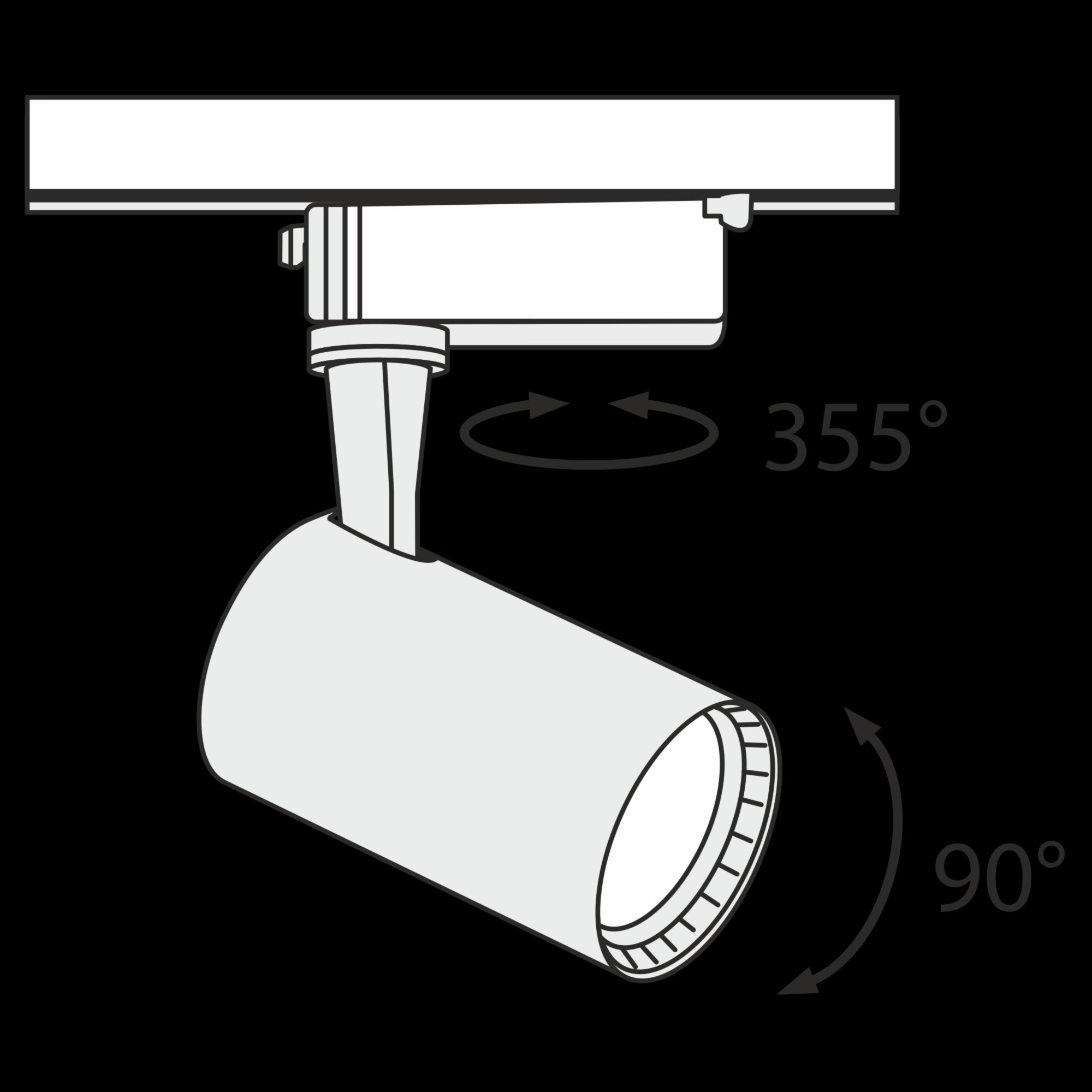 Vuoro Unity Track Lighting -Integrated LED