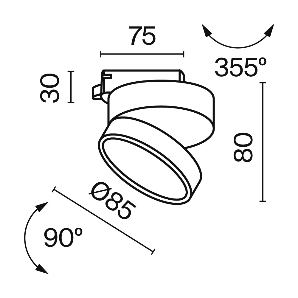 ONDA Unity Track Lighting -Integrated LED