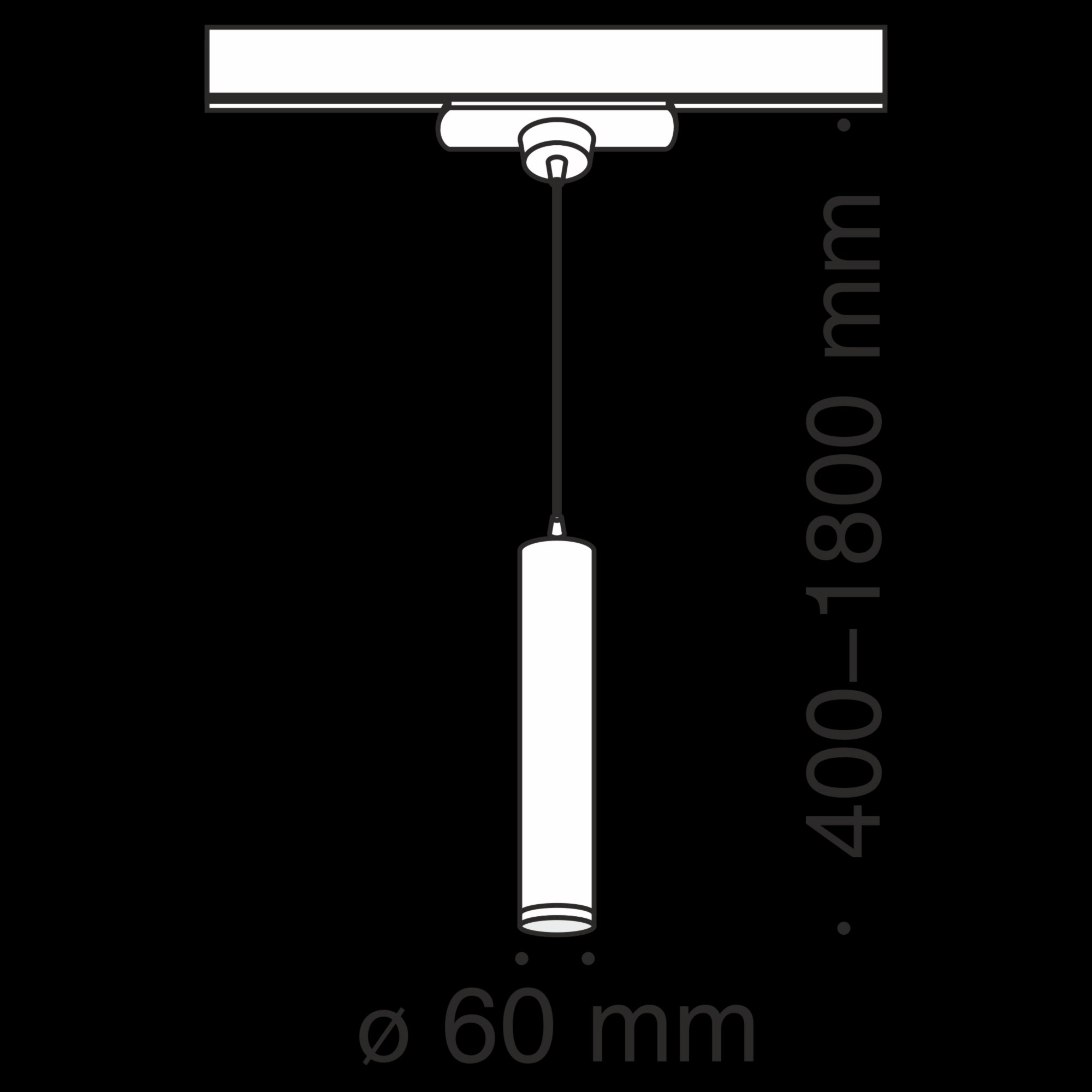 Track luminaire Track lamps Unity GU10 1x10W