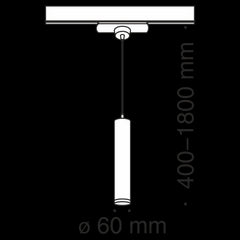 Track luminaire Track lamps Unity GU10 1x10W