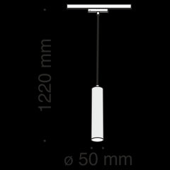 Pendant track luminaire Focus Led S35 12W 24°