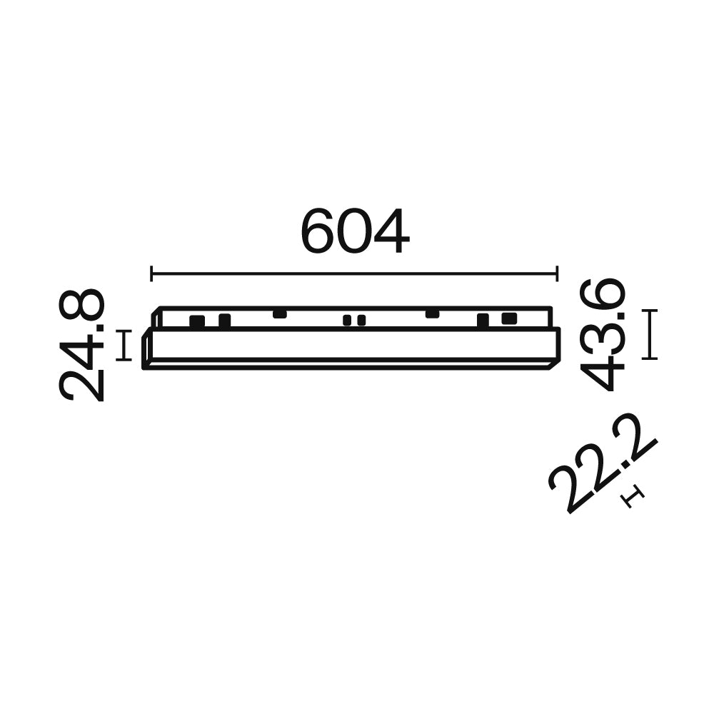 Track luminaire Basis Exility 2700-6000K Dim Dali1