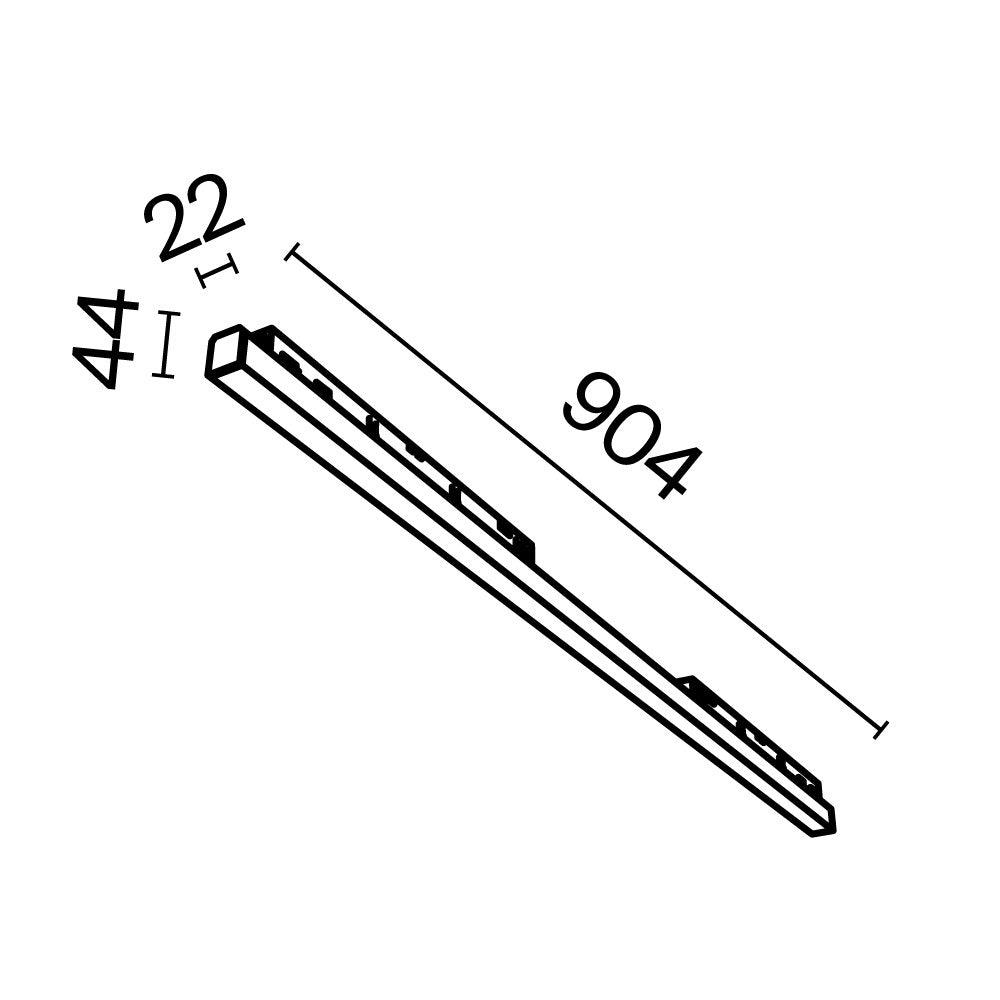 Track luminaire Basis Exility 2700-6000K Dim Dali1