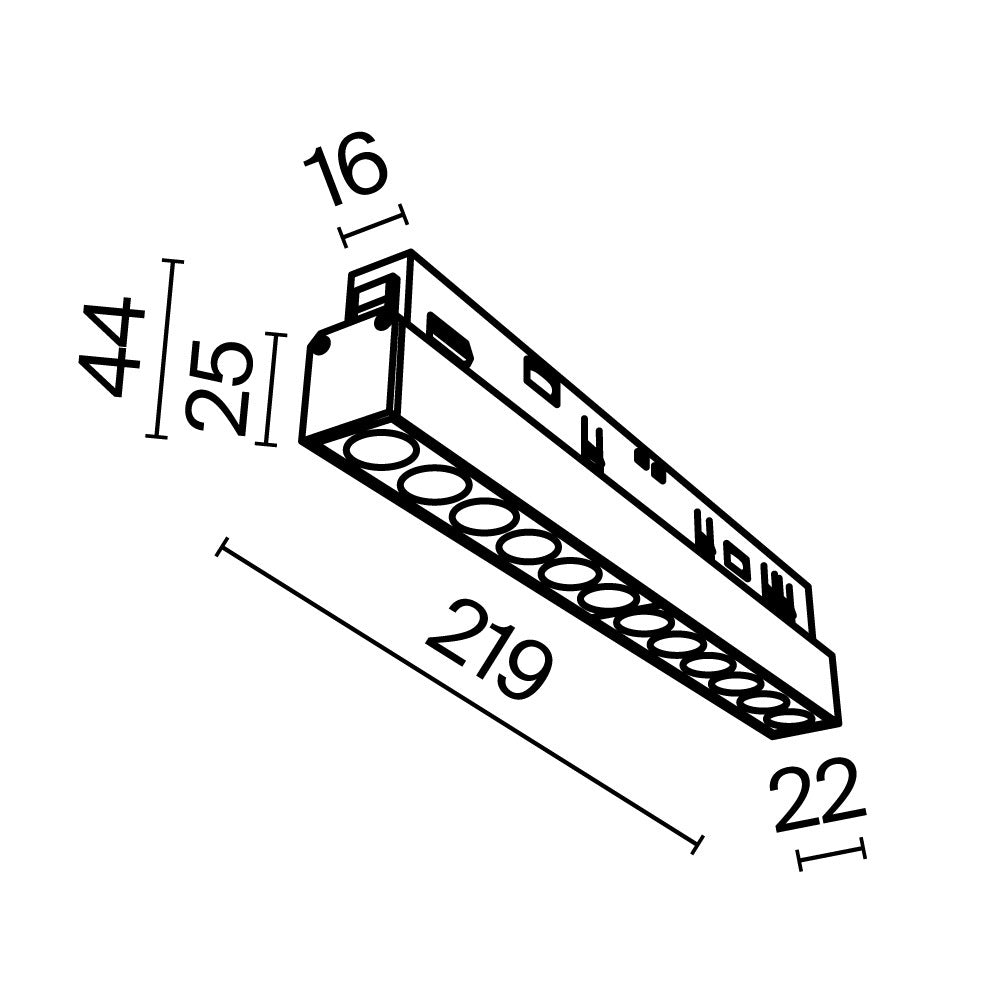 Track Lighting Points Magnetic track system Exility