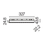 Track luminaire Points Exility 2700-6000K 36° Dim Dali1