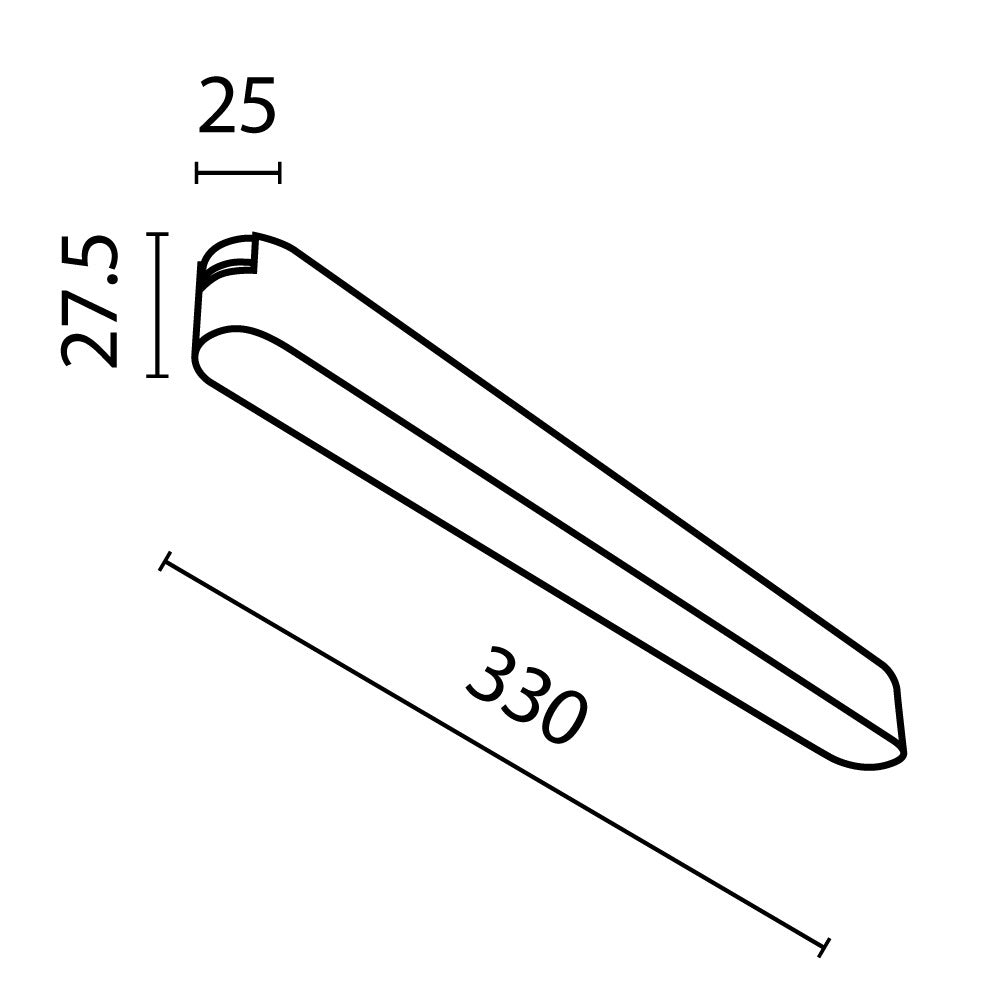 Track luminaire Basis Radity 120°