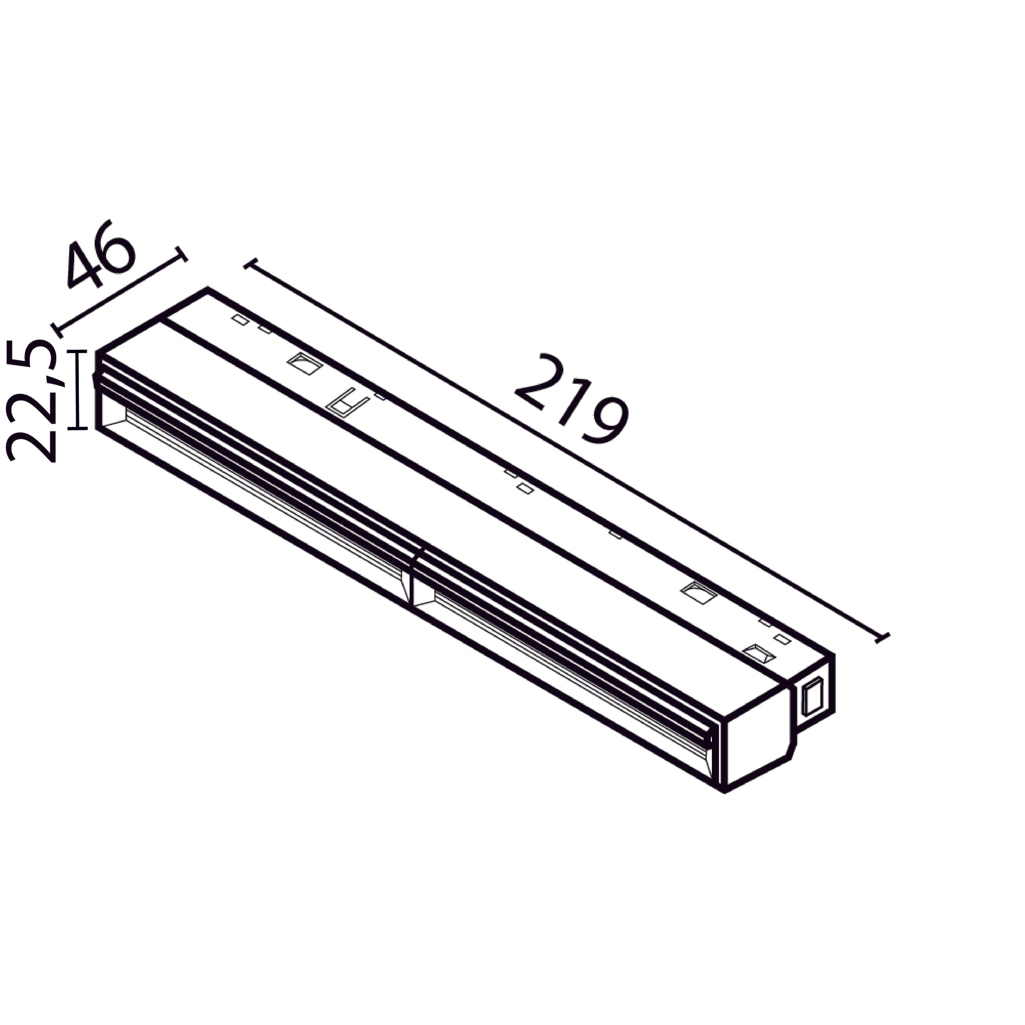 Track luminaire Parete Exility 2700-6000K 120°