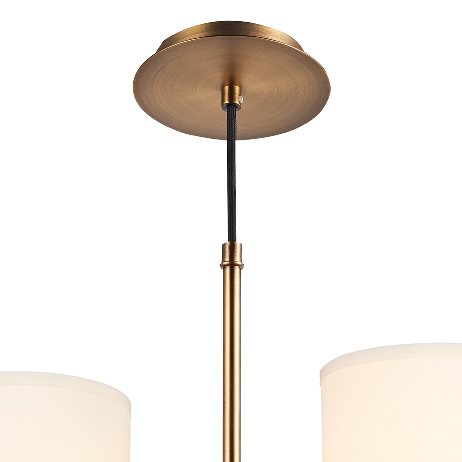 Tyler 5/8Lt Light Fitting - Satin Nickel/Bronze (Excludes Shades)