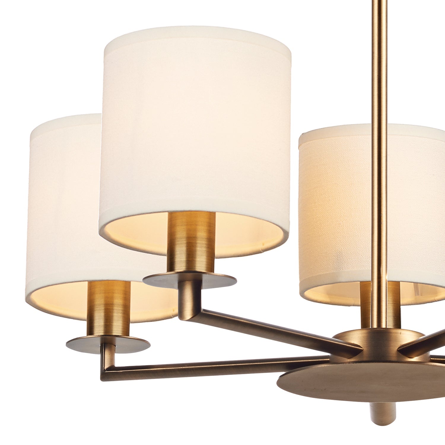 Tyler 5/8Lt Light Fitting - Satin Nickel/Bronze (Excludes Shades)