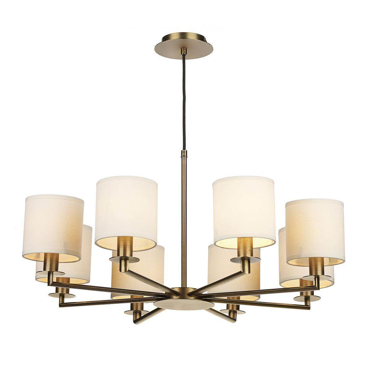 Dar Tyler 8 Light Dual Mount Fitting Bronze  Fitting Only - Cusack Lighting