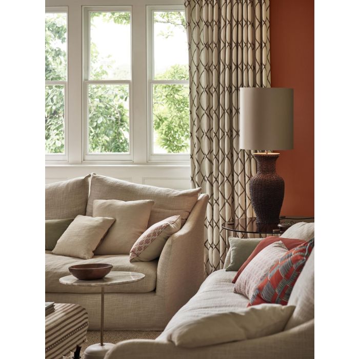 Ubud Table Lamp Brown/ Cream-  Base Only