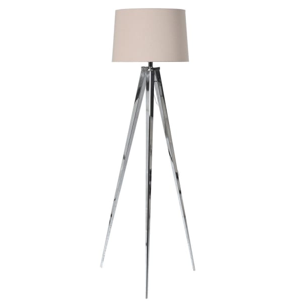 Echo Chrome Tripod Lamp