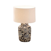 Fleur Blue Floral Ceramic Table Lamp