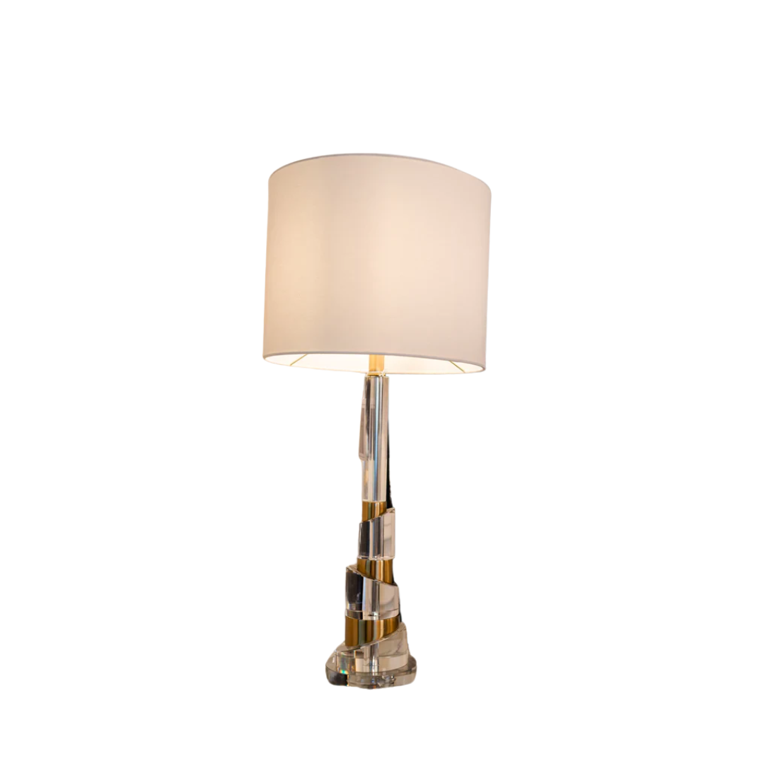 Elena Table Lamp Gold Finish