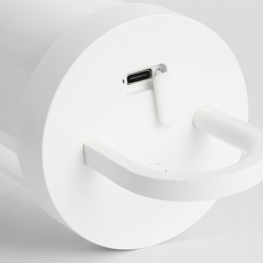 Kandella Accent Rechargeable Table Lamp- Black/ White/ Brass Finishes