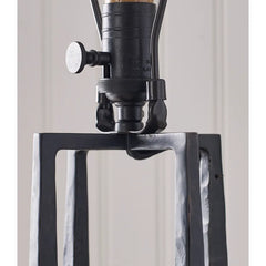 Scala Hand-Forged Table Lamp- Aged Iron/ Gilded Iron