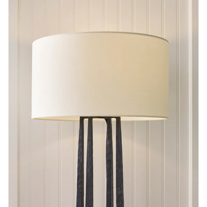 Scala Hand-Forged Table Lamp- Aged Iron/ Gilded Iron