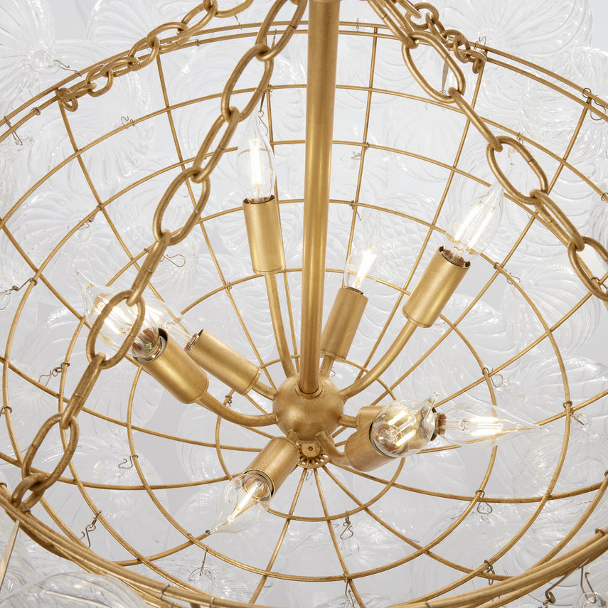 Talia Chandelier- Gold/ Silver Finish