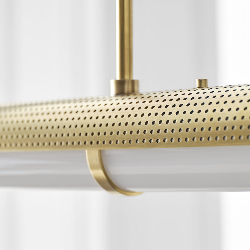 Precision Large Linear Chandelier- Various Finishes