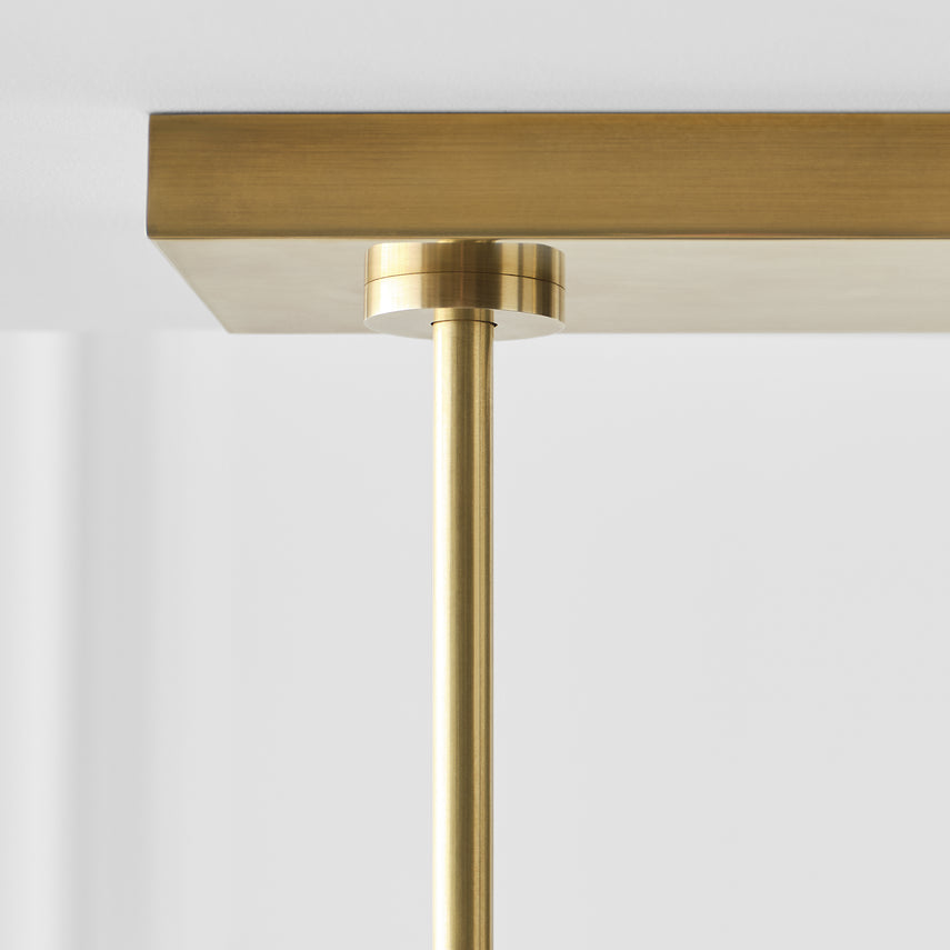 Precision Large Linear Chandelier- Various Finishes