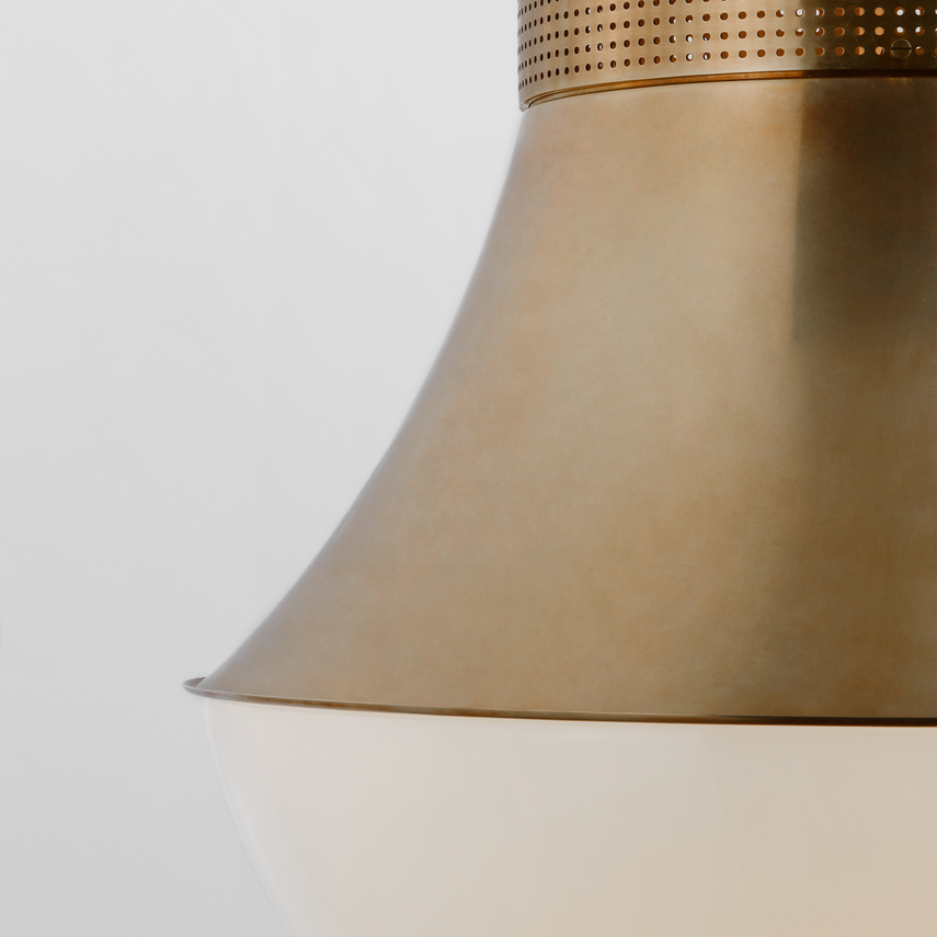 Precision Small Pendant- Antique Brass/Bronze