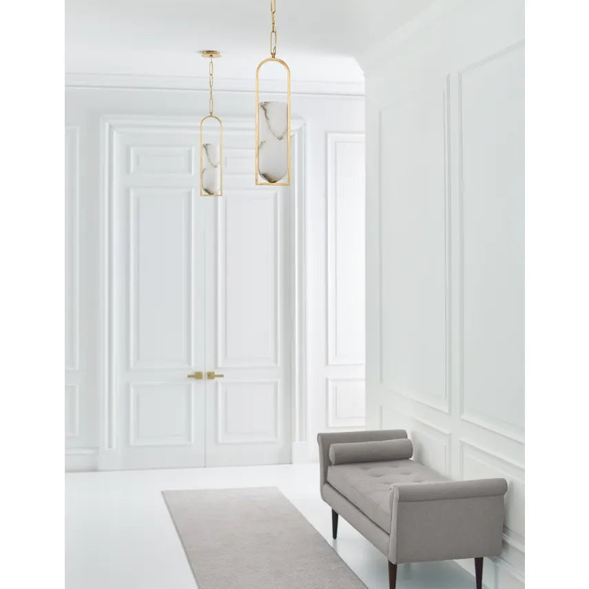 Melange Small Elongated Pendant- Various Finishes