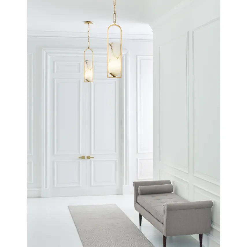 Melange Small Elongated Pendant- Various Finishes