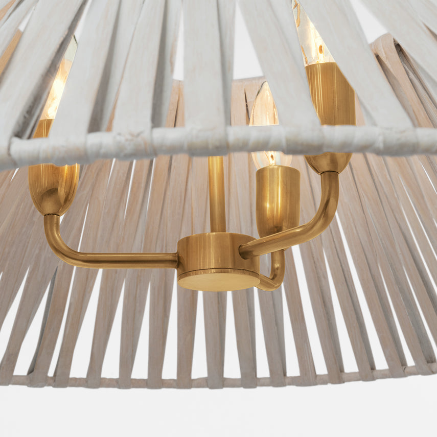 Corinne 24" Wrapped Hanging Shade Light