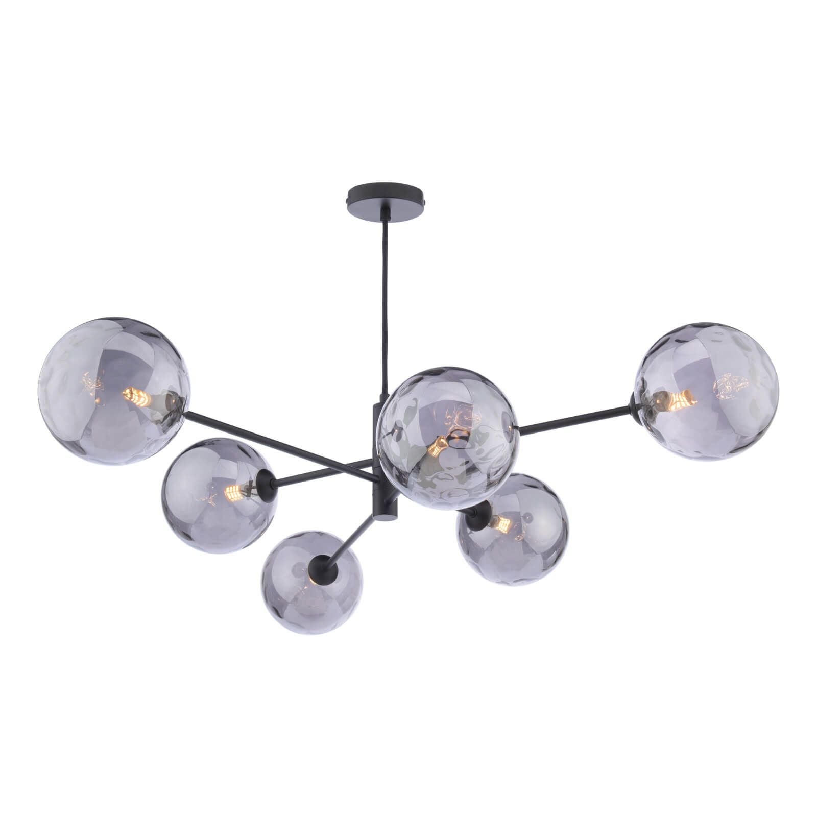 Vignette 6 Light Pendant Aged Brass/Polished Chrome Variety Of Shades