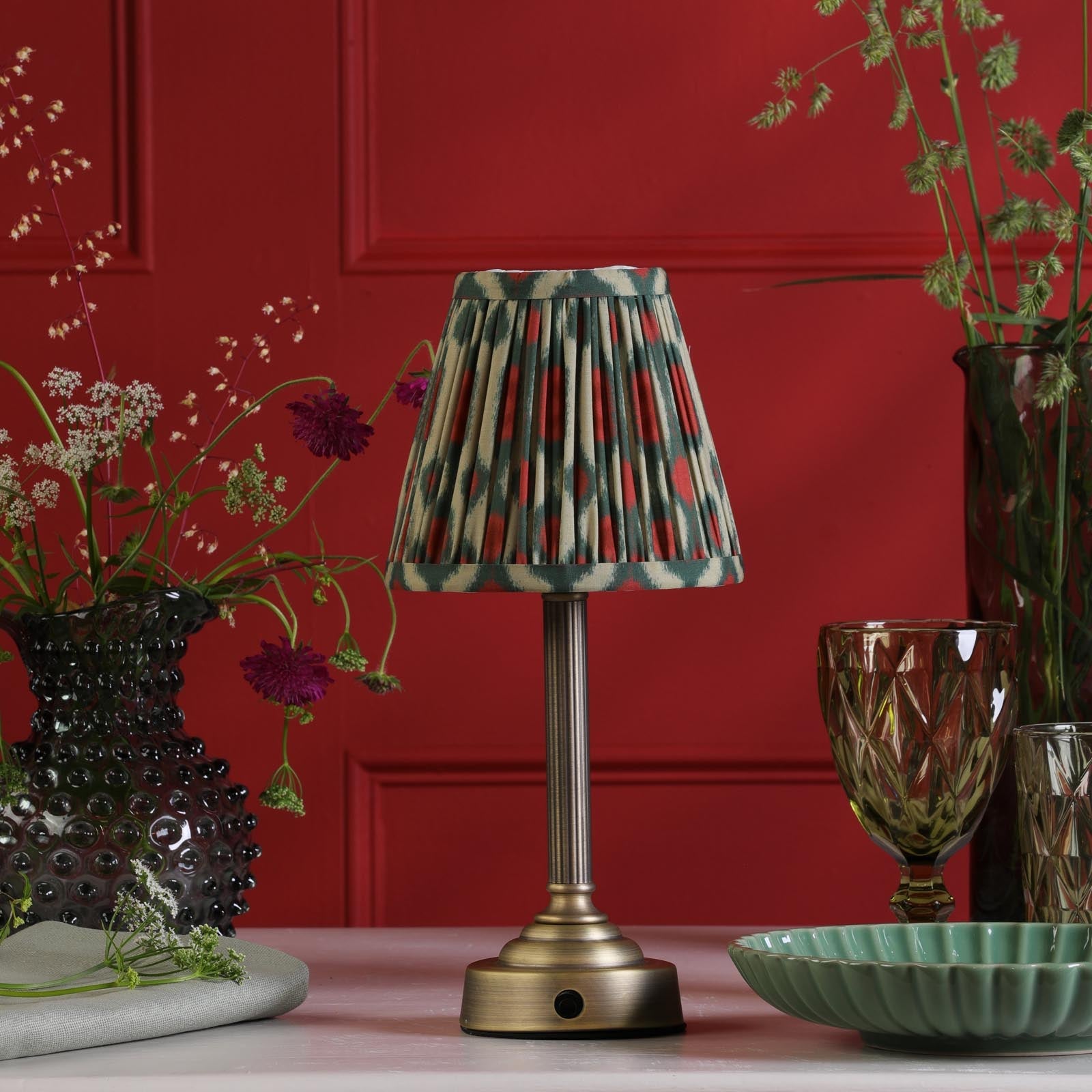 Virgil Rechargeable Table Lamp In Various Finishes Integrated Led