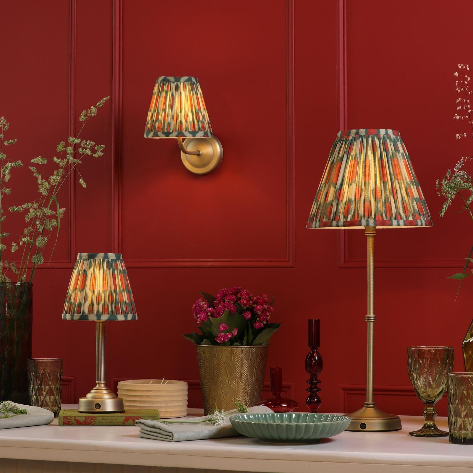 Virgil Rechargeable Table Lamp In Various Finishes Integrated Led